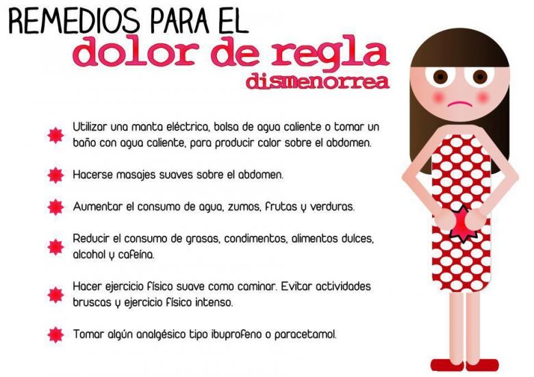Remedio casero para dolor menstrual fuerte